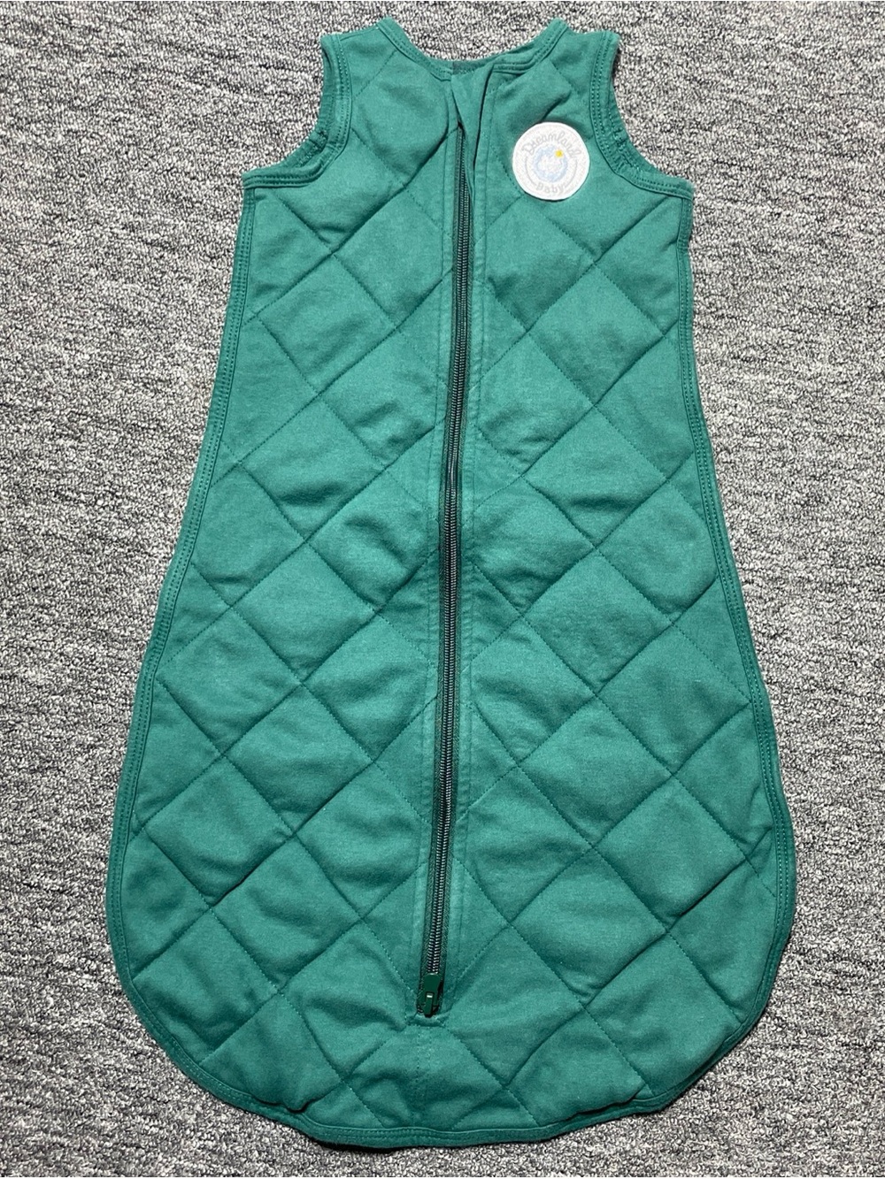 Dreamland baby quilted weighted sack sage green small sack